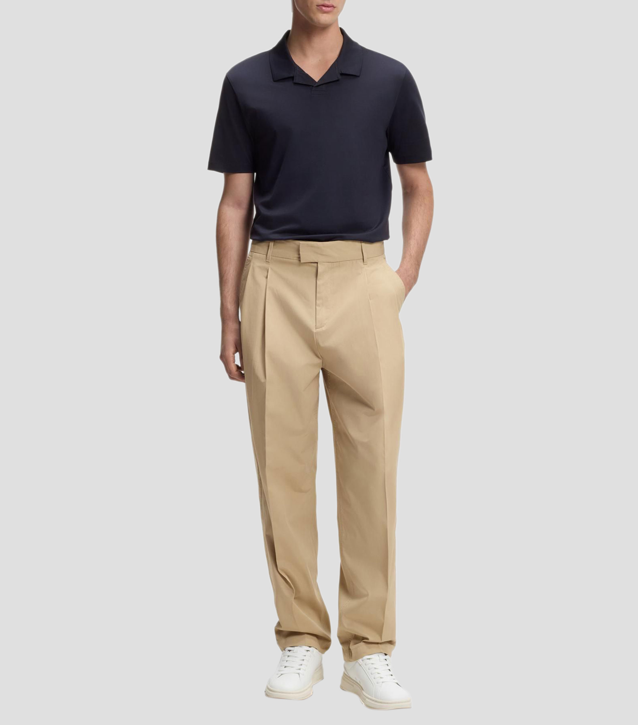 Polo slim fit mercerizado Hombre
